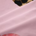 thumbnail image 4 of Manfei Leopard Print Flowers Shower Curtain 72Wx78L,Watercolor Hibiscus Bath Curtain, 4 of 6