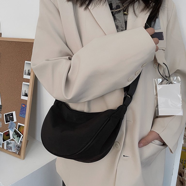 Xewsqmlo Portable Fanny Chest Bag Solid Color Girl Waist Belt Pack