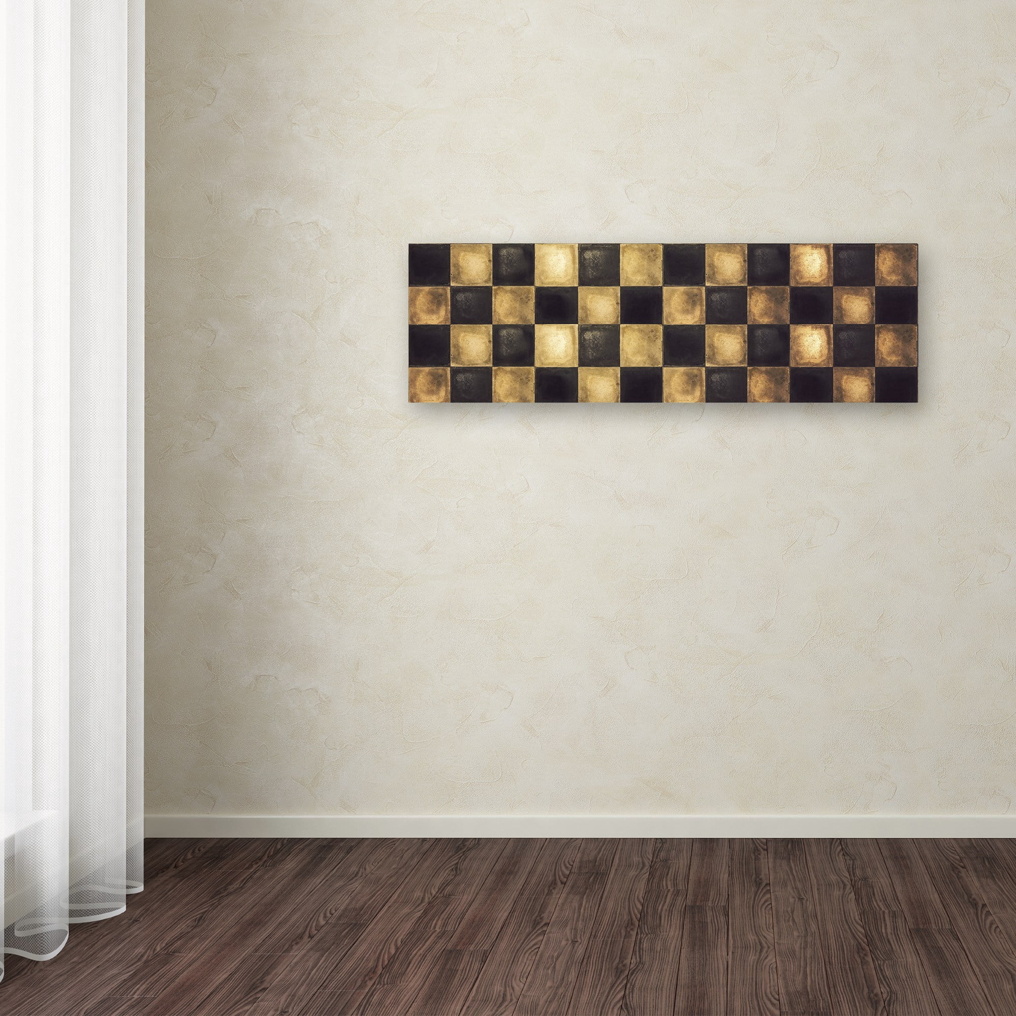 Trademark Fine Art "Checkered" Canvas Art by Color Bakery