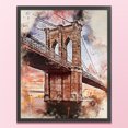 thumbnail image 1 of Cuadros Decorativos Puente de Brooklyn bordado completo 11CT bordado completo punto de cruz (ACC-13 Wdftyju embutido en tela, 1 of 1