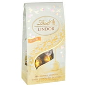 Lindt LINDOR Valentine's Day White Chocolate Candy Truffles, 8.5 oz. Bag
