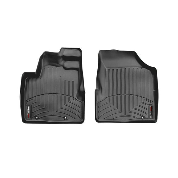 WeatherTech Custom Fit FloorLiners compatible with 2006-2014 Honda Ridgeline - 1st Row (Driver & Passenger), Black