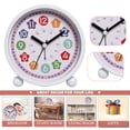 thumbnail image 2 of Alarm Clock, Kids Alarm Clock Digital Tick-free, Silent Learning Alarm Clock Learning Watch Kids Watch Analog Alarm Clock for Boys and Girls-pink, 2 of 7