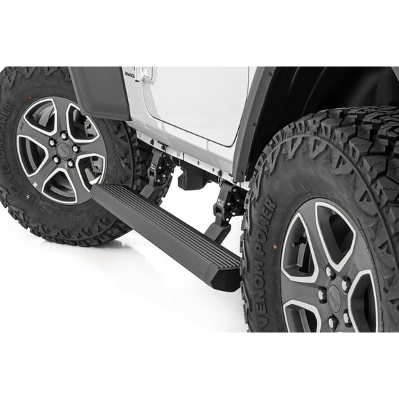 Rough Country LED Power Running Boards for 18-23 Jeep Wrangler JL - PSR61030 Fits select: 2022-2023 JEEP WRANGLER SPORT, 2021 JEEP WRANGLER UNLIMITED SPORT