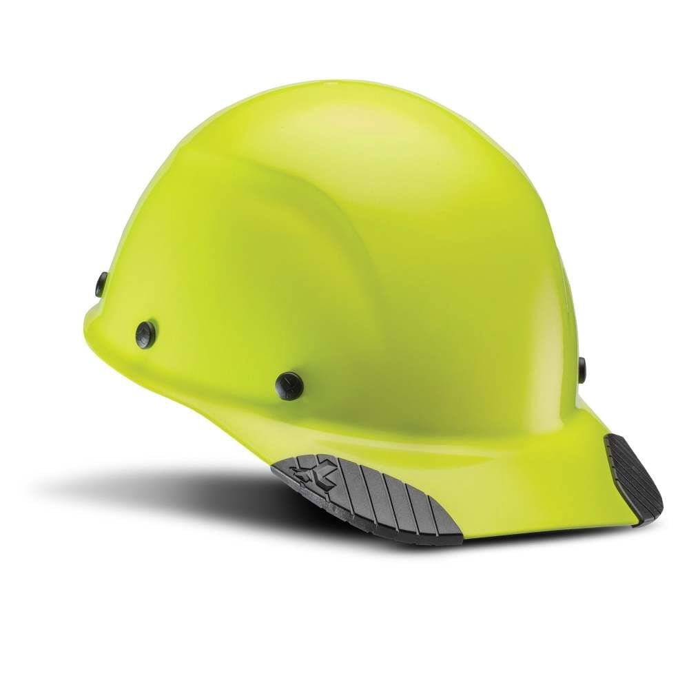 Lift Safety Hard Hat Dax Hi-Viz Yellow Fiber Resin Cap Style