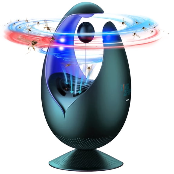 ZingZap Mosquito Magnet Trap with Double-Bait, 2X More Effective Lures and Catches Mosquitoes & Gnats, Mosquito Trap, Dusk/Dawn Smart Auto-Switch, Non-Toxic and Safe