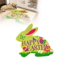thumbnail image 1 of TIELUTT 2026 Easter Bunny Shaped Welcome Mat Absorbent Non And Durable Easter Mat Velvet Easter Bunny Soft Blanket Area Rug under 50 Taupe Throw Blankets Washable Rug Couch Blanket Throw, 1 of 7