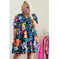 thumbnail image 4 of FOLUNSI Elegant Plus Size Floral V-Neck: Grace in Every Move, 4 of 8