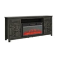 thumbnail image 4 of Sonegra 80" Fireplace TV Stand, Entertainment Center for TVs Up to 90”, TV Console with Storage Cabinets, Media Console for Living Room, Gray TV Stand and Black Fireplace, 4 of 8