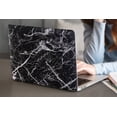 thumbnail image 1 of KSK KAISHEK Hard Case Compatible New MacBook Air 13" with Retina Display USB Type-C + Black Keyboard Cover Model: A1932 A2179 A2337 m1 (Marble 70), 1 of 5