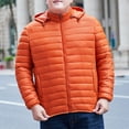 thumbnail image 2 of Aimik Men's Big and Tall Lightweight Puffer Down Jackets Detachable Hood Water-Resistant Winter Coat Hooded Insulated for Travel Ski-Orange XXXXL, 2 of 6