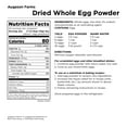 thumbnail image 3 of Augason Farms Dried Whole Egg Powder Resealable Pouch Emergency Food Storage 11.9 oz., 3 of 5