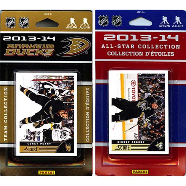 CandICollectables DUCKS13 NHL Anaheim Ducks Licensed 2013-14 Score Team Set & All-Star Set
