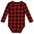 thumbnail image 4 of Hudson Baby Cotton Long-Sleeve Bodysuits, 3- Pack, Newborn- 24 Months, 4 of 5