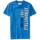 thumbnail image 1 of Aeropostale Hombres Vertical 1987 New York Embellecido Camiseta, Azul, Mediano Aeropostale Camiseta adornada, 1 of 2