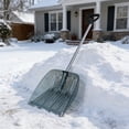thumbnail image 5 of Meggemo Winter Large Snow Shovel Heavy Duty Plastic Scoop Driveway Walkway Home Yard Snow Removal Tool Ergonomic Grip Durable Blade Efficient Clearing, 5 of 6