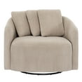 thumbnail image 6 of Beautiful Drew Accent Chair by Drew Barrymore, Fawn Cord, 6 of 13
