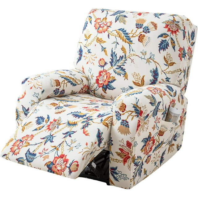 Recliner Slipcovers -Pieces Lazyboy Recliner Covers Recliner Couch Covers Recliner Chair Cover Non Slip Reclining Slipcovers with Storage Pockets Furniture Protector for Living Room