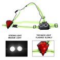 thumbnail image 2 of Luz Para Correr, 2 Modos, 350Lm, Luz De Advertencia Para El Pecho, Lámpara Recargable Por Usb Para Correr De Noche Con Banda Ajustable Para Correr, Trotar, Acampar Yuarrent HA019498-00, 2 of 6