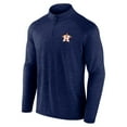 thumbnail image 2 of Men's Fanatics Navy Houston Astros Head-to-Head Raglan Quarter-Zip Jacket, 2 of 3