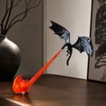 thumbnail image 6 of Dragon Shelf Light for Fantasy Book Lovers, Warm Glow Hanging Dragon Lamp, Easy Clip Mount Design, Creative Decor For Study Room Book Nook & Halloween Layout (10.83"-B), 6 of 6