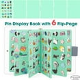 thumbnail image 4 of BQBQERT Felt Display Book Pins Collection Storage Organiser Binder for Brooch Collectors Portable Medals Badge Container, 4 of 21