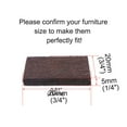 thumbnail image 2 of 90pcs Felt Furniture Pads Square 3/4" Floor Protector for Table Chair Leg, 2 of 7