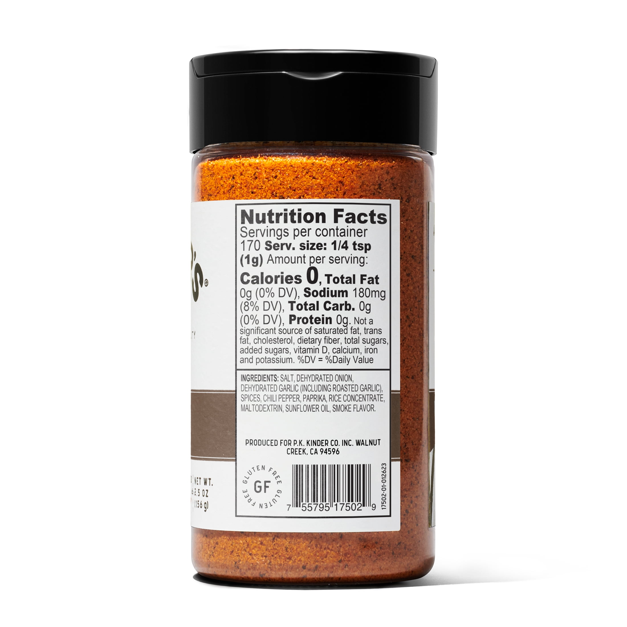 Kinder's Woodfired Garlic Seasoning with Hardwood Smoked Flavors, 6 oz