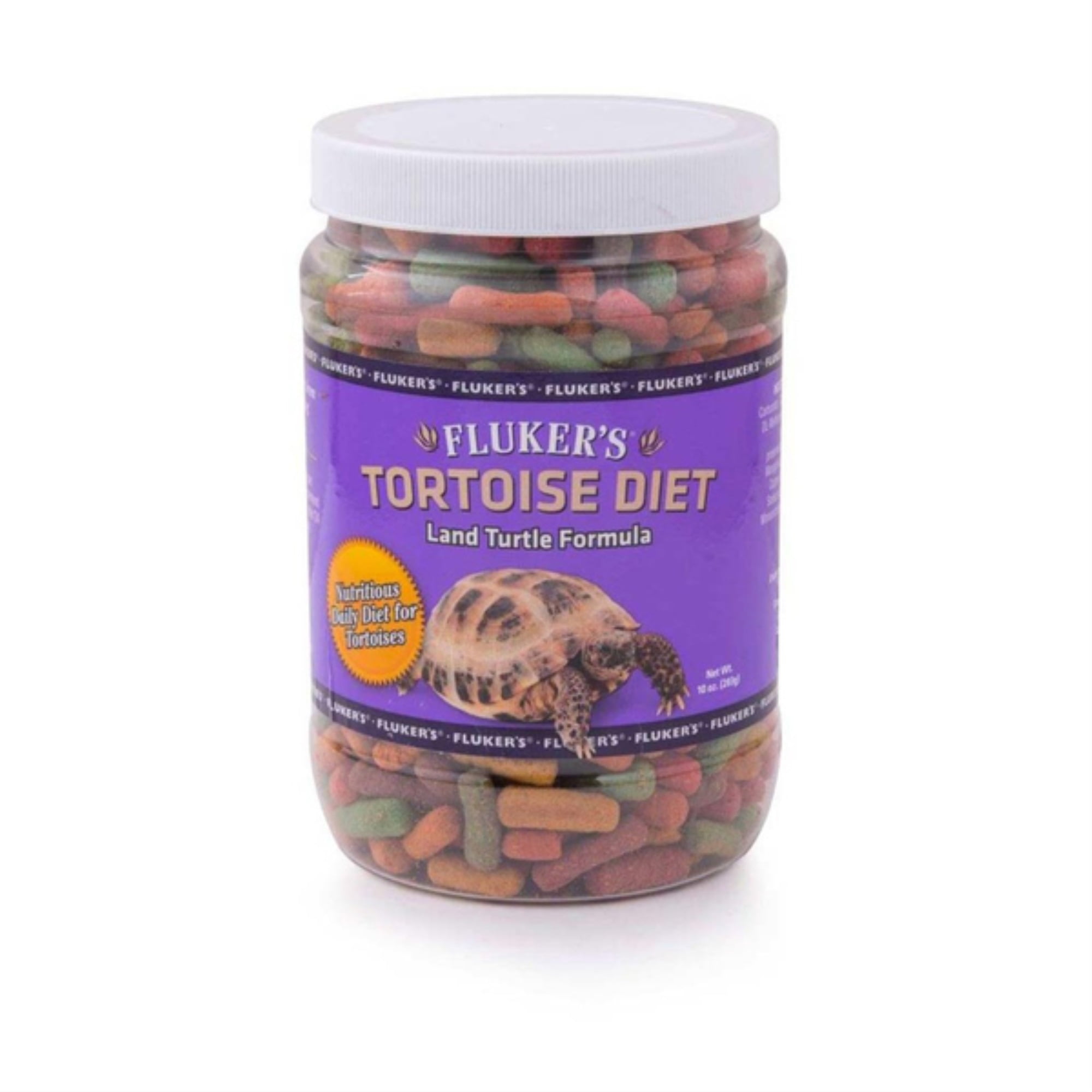 Fluker's Land Turtle Formula Tortoise Diet Dry Food 10 oz PDS