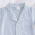thumbnail image 4 of JUMEYU Newborn Summer Clothes Girl Baby Birthday Outfit Girl Romper Cute Embroidered Letter Tshirt Romper Clothes 0 3 6 9 12 18 24 Months (Blue,12-18 Months), 4 of 7