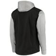 thumbnail image 3 of Men's Dunbrooke Black/Gray Miami Dolphins Alpha Full-Zip Jacket, 3 of 4