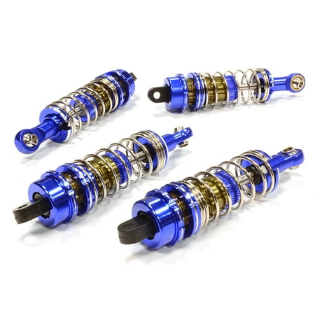 Tamiya Hop Ups - Integy RC Toy Model Hop-ups C25984BLUE Billet Machined Shock Set (4) for Tamiya Scale Off-Road CC01 (L=71mm)