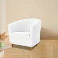 thumbnail image 4 of Oliegs Housse de Sofa Élastique en Jacquard en Forme de T Housse Ronde Housse Maison, 4 of 6