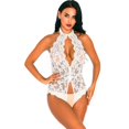 thumbnail image 6 of Summer Savings Clearance Bodysuit for Women Teddy Underwear Open Crotch Jumpsuit Lace Sexy Lingerie for Curvy Women, 6 of 9