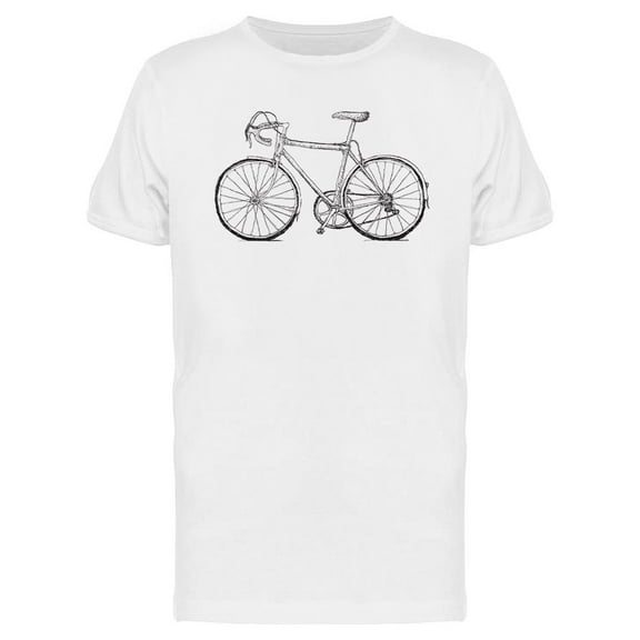 Vintage Road Bicycle T-Shirt Men -Image by Shutterstock, Male Small