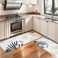 thumbnail image 3 of Kitchen Rugs Sets Of 2,Blue Boho Abstract and Plant Pattern Anti Fatigue Kitchen Mat Rugs Non Slip Washable,Decorative Kitchen Floor Mats for Kitchen,Sink,Laundry,17"X47", 3 of 5