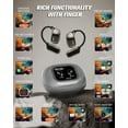 thumbnail image 5 of Over The Ear Language Translator Earbuds AI Headphones Live Language Translation Earbuds Real Time Open Ear Buds Headphones Wireless Bluetooth Touch Screen Translate Translating Earbuds, 5 of 7