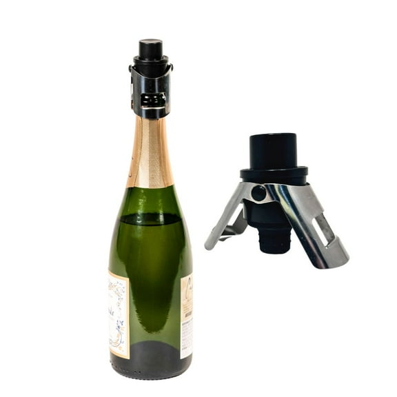 Jokari Champagne Saver Wine Bottle Pump Topper Stops Carbonation Loss