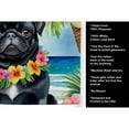 thumbnail image 5 of Carolines Treasures DAC6502KTWL 25 x 15 in. Black Pug Luau Kitchen Towel, 5 of 5