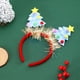 thumbnail image 1 of 2 piezas de adorno navideño con cómoda diadema con forma de árbol de Navidad Tocados fáciles de usar para reuniones familiares, 1 of 5