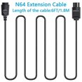 thumbnail image 4 of 2PCS 6Ft Game Controller Extension Cable for Nintendo N64 Controller, 4 of 5