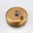 thumbnail image 3 of Heavy Duty Stainless Steel Retractable Clothesline 9 Feet (max) For Hanging Dry In Bathroom Laundry, Chrome Finish, Round (brushed Antique Brass), 3 of 5