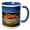 Blue/White, variant on 3drose, Atlantic Fisheries Museum, Lunenburg, Nova Scotia - Cn07 Wbi0030 - Walter Bibikow, 11oz Mug
