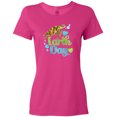 thumbnail image 3 of Inktastic Earth Day Sea Turtle and Hearts Women's T-Shirt, 3 of 5