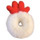 thumbnail image 2 of SUSUchens - Coletero de felpa para otoño e invierno, con orejas de conejo, cuerno de ciervo, lazo, zanahoria, suave, para mujer y niña, accesorio para el pelo de Navidad y Año Nuevo, estilo B, 2 of 8