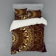 thumbnail image 2 of Ambesonne Mandala Bedding Set 3 Pcs, Vintage, Twin, Burgundy Yellow, 2 of 3