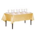 thumbnail image 3 of Linentablecloth 60 X 126-Inch Rectangular Satin Tablecloth Gold, 3 of 4