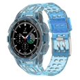thumbnail image 1 of For Samsung Galaxy Watch4 Classic 46mm Smart Watch Strap Soft Wrist Band Integrated with Watch Case, 1 of 4
