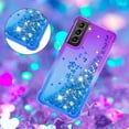 thumbnail image 4 of Funda para Samsung Galaxy S21 Plus 5G Transparente con Brillos Carcasa Protectora Antigolpes con Glitter Brillante, 4 of 5