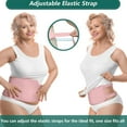 thumbnail image 3 of Castor Oil Pack Wrap, Double Layers Reusable Organic Castor Oil Packs Kit With Adjustable Strap, Small Bag For Ice Or Heating Pad Castor Oil Wrap For Waist Neck, Less Mess, 3 of 8